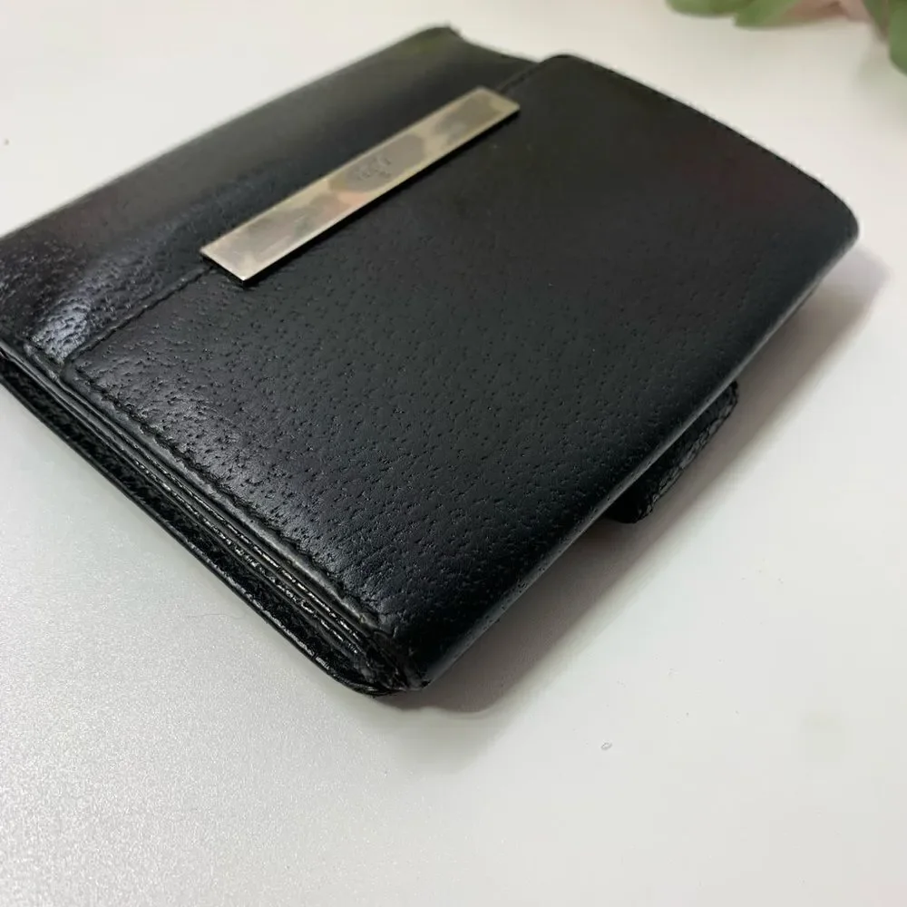 Authentic GUCCI Leather Compact Wallet - Picture 9 of 13